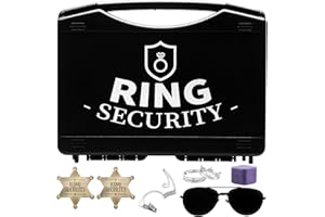 Ring Security Wedding Ring Bearer Gifts Box Set