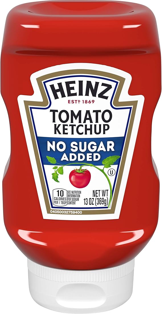 Heinz Reduced Sugar Tomato Ketchup 368 ml, Low Carb, Low Calories