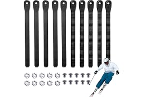 UCANDY Pack 10 Snowboard Ankle Ladder Strap Binding,Snowboard Binding Ladder Straps for Snowboard Strap-in System,Snowboard Binding Straps Replacement...