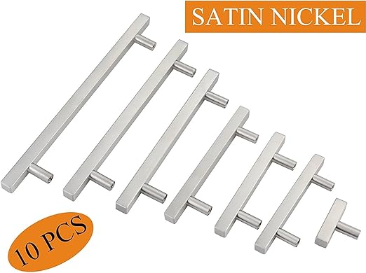 Silver Handles 6 1 4 Inch Hole Centers Drawer Handles 160mm Hole