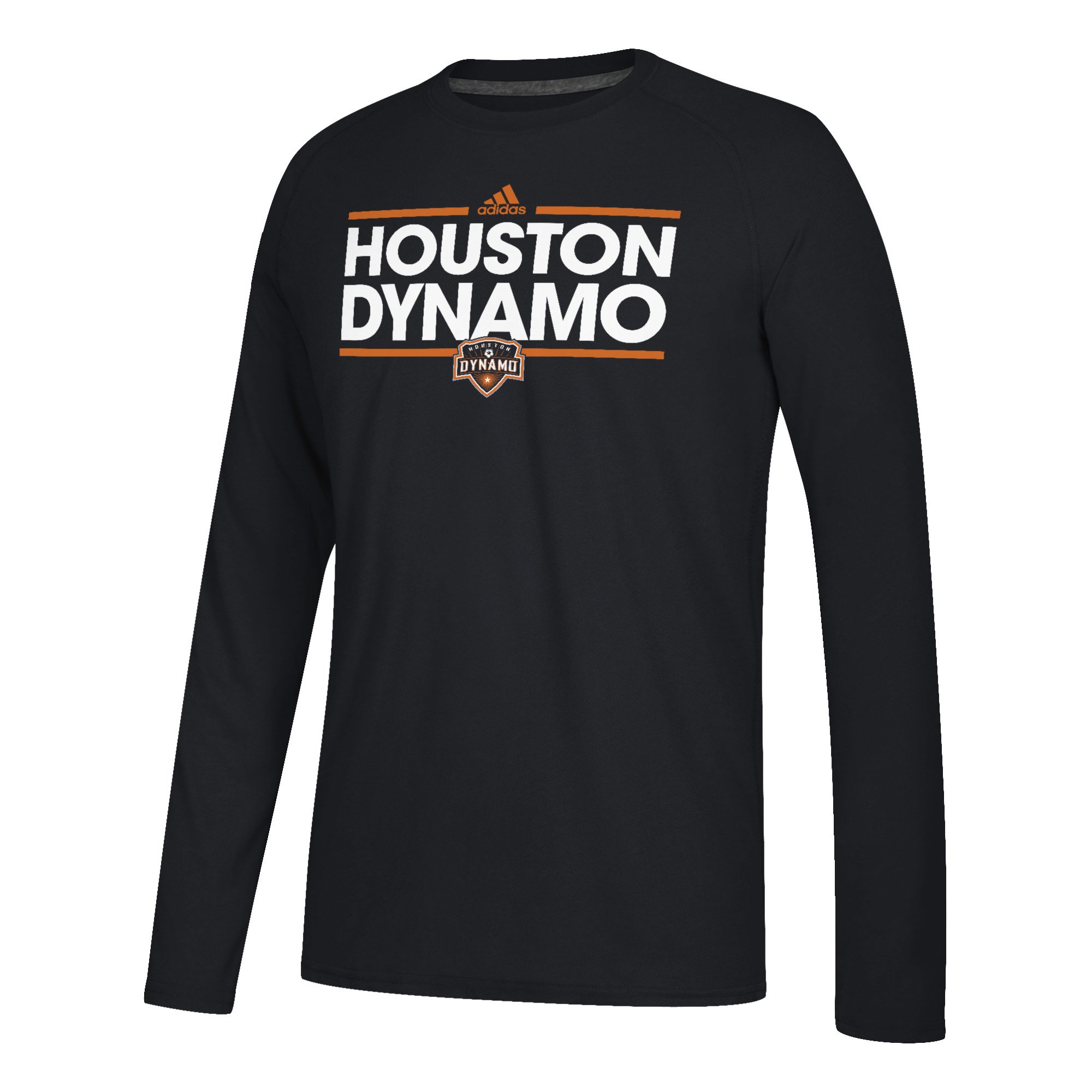 Houston Dynamo Mls S Black Dassler Climalite Ultimate Tee T Shirt