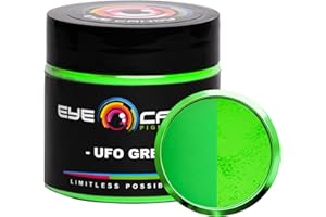 Eye Candy Mica Powder - Neon Pigment - Colorant for Epoxy - Resin - Woodworking - Soap Molds - Candle Making - Slime - Bath B