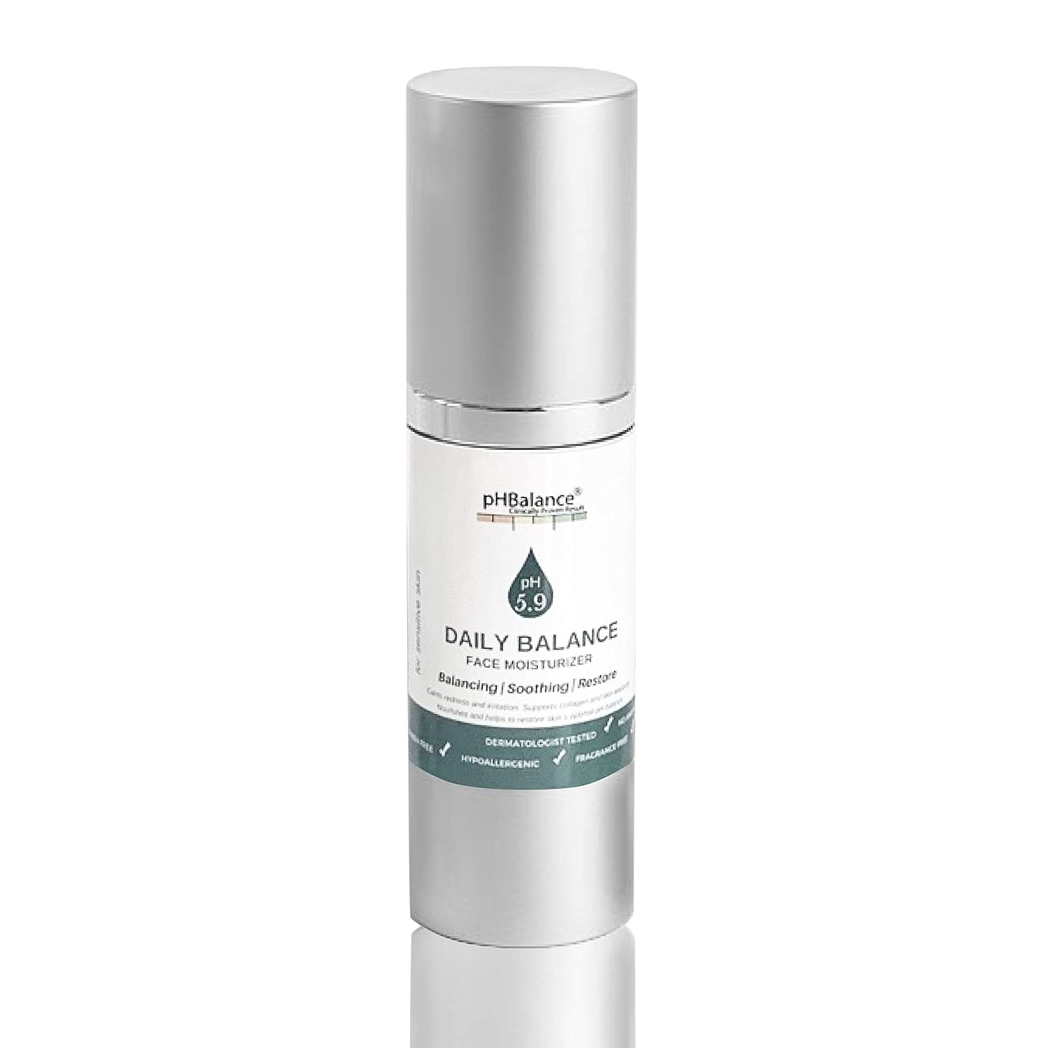 woman's face moisturizer cream