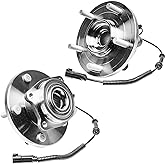 Detroit Axle - 2 Front Wheel Bearing Hubs for Dodge Grand Caravan Chrysler Town & Country Volkswagen Routan Ram C/V, Wheel Be