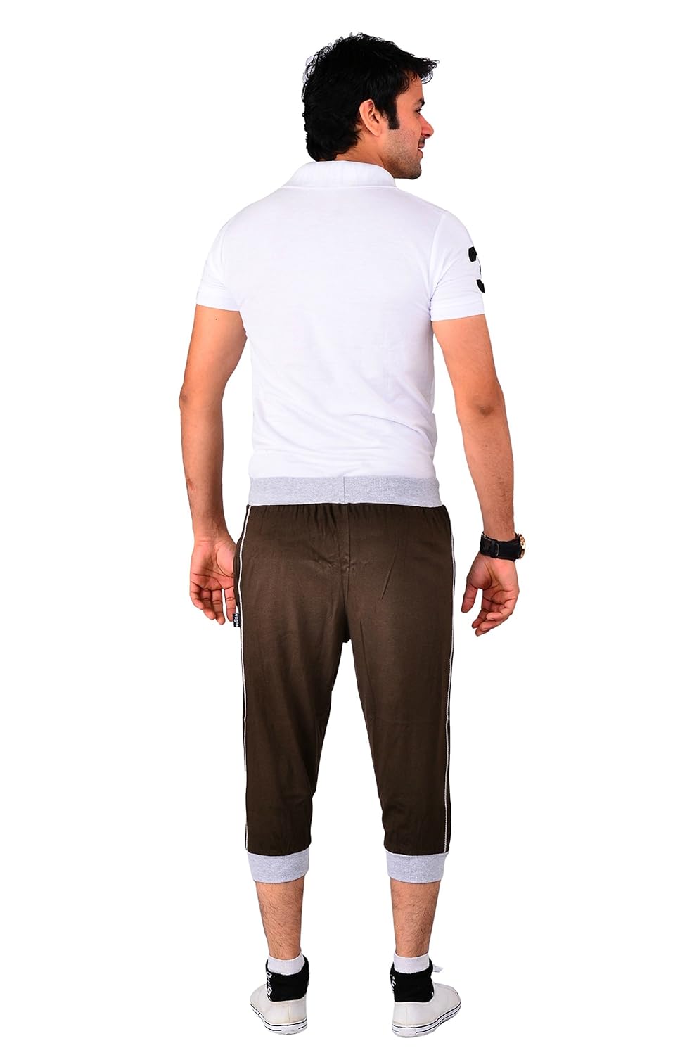 vego men's casual cotton three forth