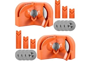 PTMTFYL Drill Bit Sharpener, Multipurpose Drill Bit Grinding Sharpener, Drill Bit Sharpening Tool, Drill Grinder Grinding Tool for Hss, Carbide, Twist Drill Bits, Cobalt Drill Bits (2 Pack)