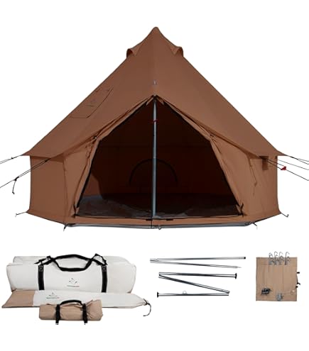 Amazon.com : CanvasCamp Sibley 400 Pro Canvas Bell Tent | 4
