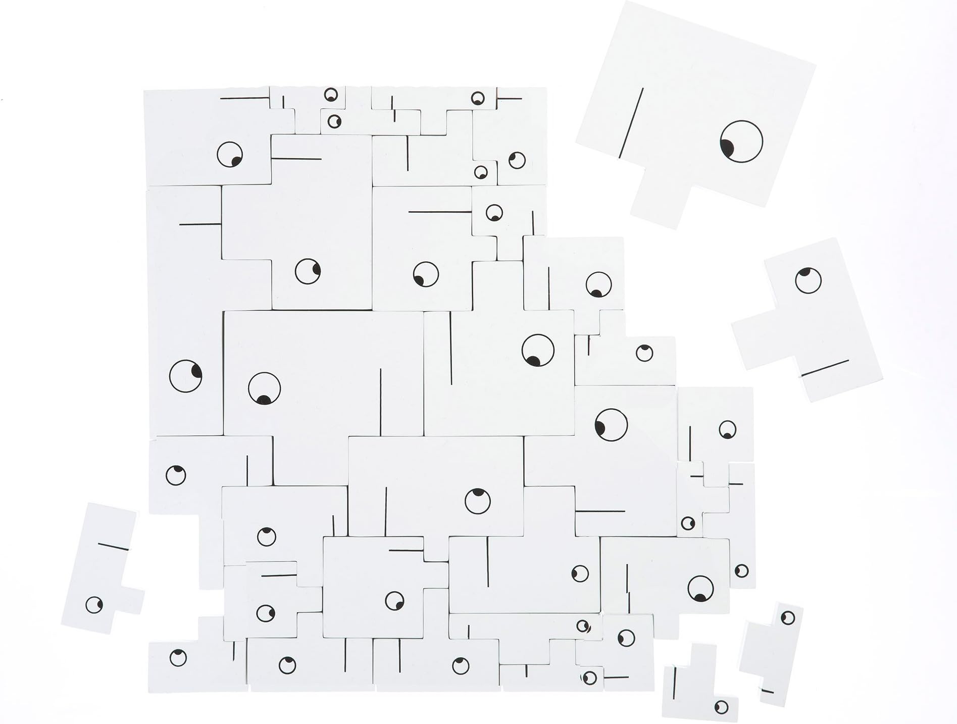 Puzzlehead en fibres de bois grand format - Areaware - RMPH