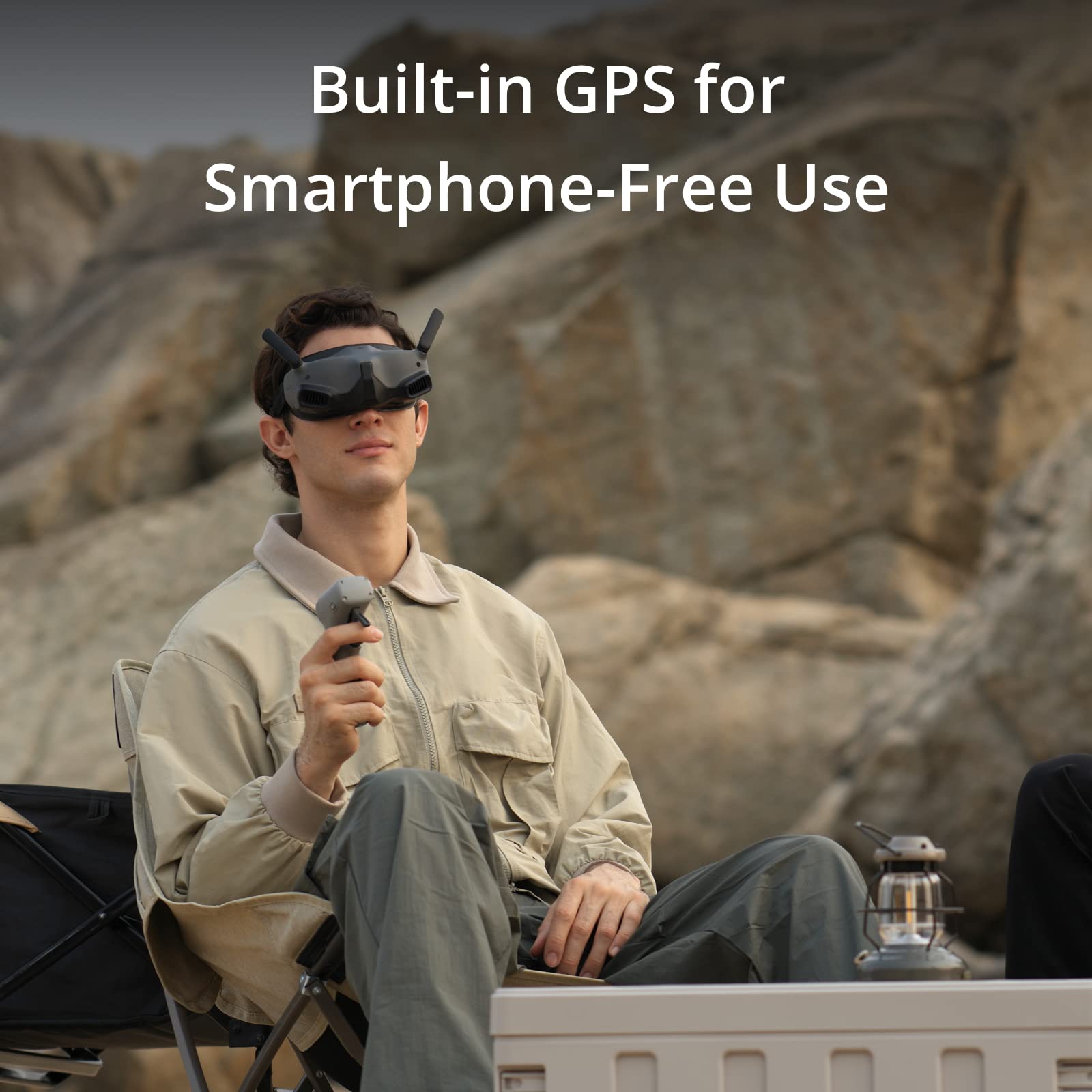 DJI Goggles Integra with Two 100Hz HD Micro-OLED Displays, SyncSmooth Technology, 30ms Latency, and 700nits Brightness