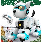 anysun Robot Dog Toy for Kids, Programmable Remote Control Robot Puppy | Voice &amp; Touch Sensors, Dancing, Singing, Stunt Actions, Animal Sound Imitation And Interactive Play For Kids
