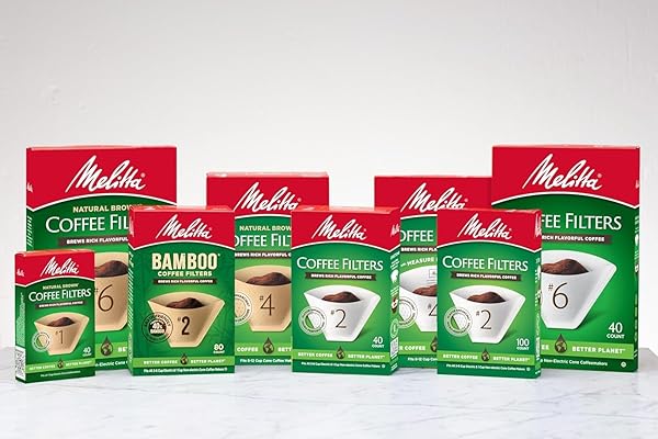 MELITTA SUPER PREMIUM NO. 4 COFFEE PAPER FILTER, 100 COUNT (PACK OF 1), BROWN