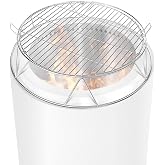 Fire Pit Accessory Kit Fit for Solo Stove Bonfire 19.5" Fire Pit | Stainless Steel Stand and Grill Cooking Grate with Handle, Round Cooking Grill Grate for Outdoor BBQ Campfire Picnic Party