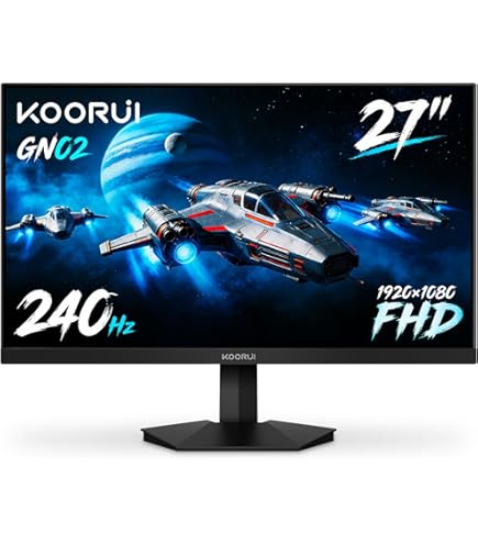 Amazon.com: KOORUI 27 Inch 1440p Gaming Monitor 200Hz, 1ms, Fast