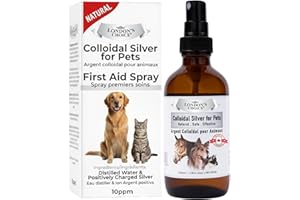 London's Choice (A Canadian Company) Colloidal Silver for Pets, Dog Anti Itch Spray, Itch Relief for Dogs, Hot Spot & Wound S