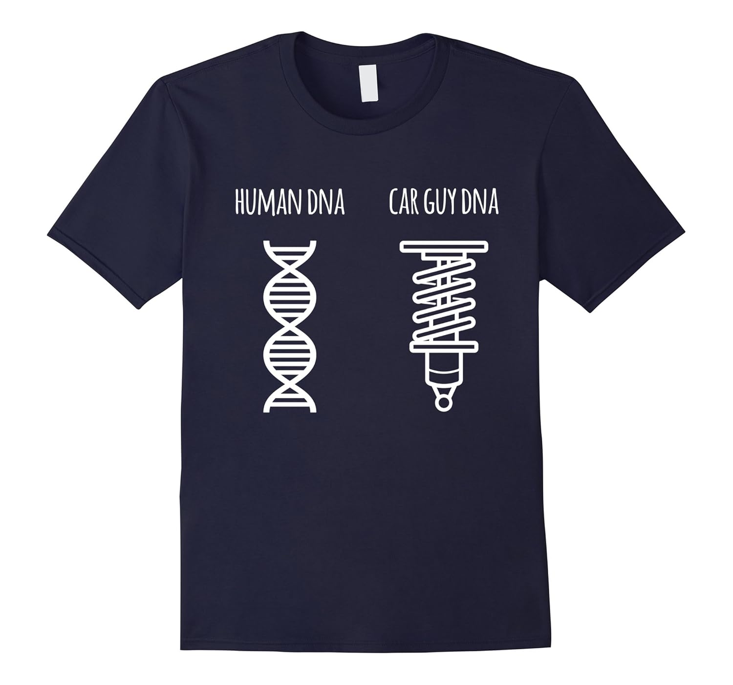 Human DNA Car Guy DNA - Funny Car Enthusiast T-shirt-ANZ