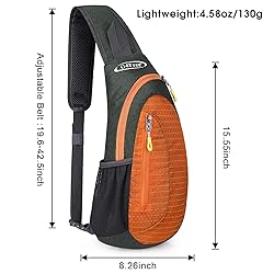 G4Free Sling Bags Men and Women Shoulder Backpack