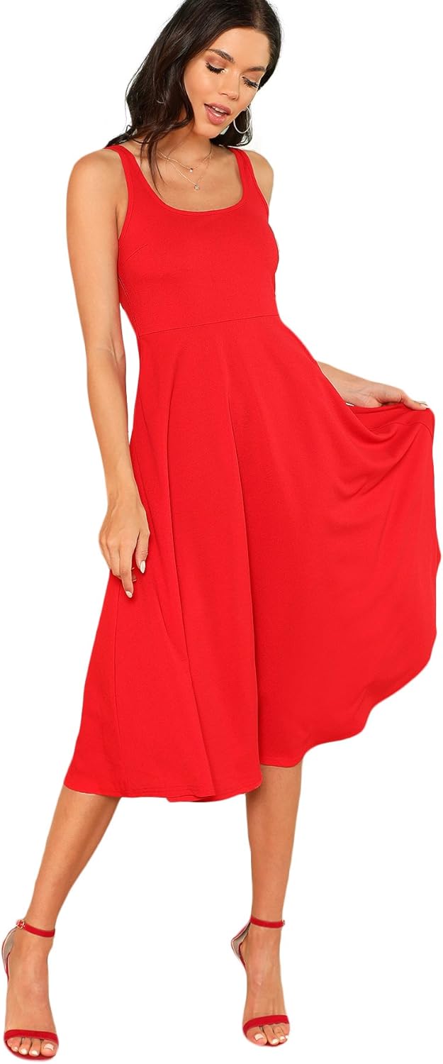 red tank dress