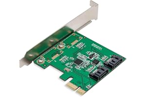 IOCrest SI-PEX40089 2 Port SATA III RAID 0/1 PCIe 2.0 x1 with Low Profile Bracket