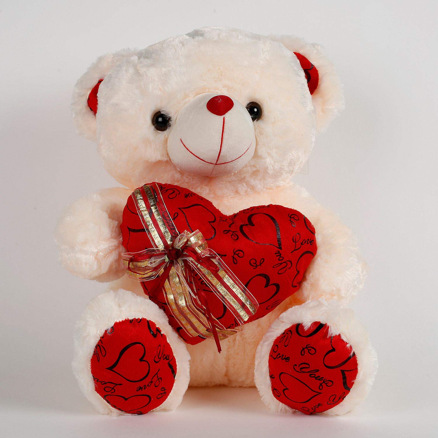 ferns and petals teddy bear