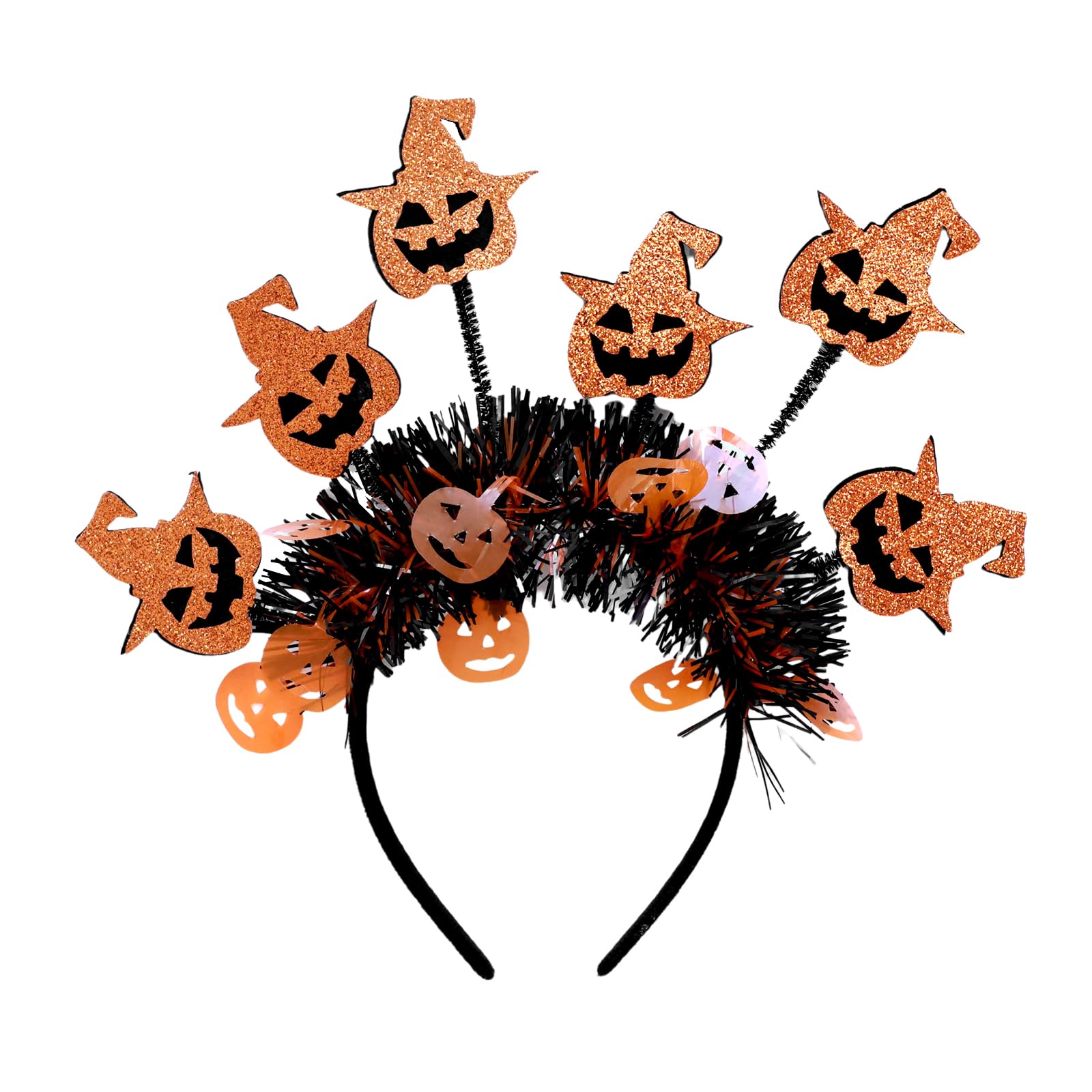 Photo 1 of ***4 PACKS INCLUDED*** Halloween Pumpkin Headband, Halloween Headbands for Women, Dress Up Accessories for Kids and Adults***4 PACKS INCLUDED***