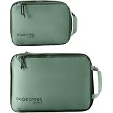 Eagle Creek Pack-It Isolate Compression - Lightweight Cube for Optimizing Luggage Space - Easy-Grab Zipper - Convenient Top Handle - Recycled Materials - Small