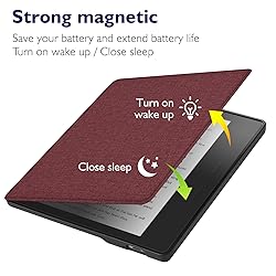 ERUNTO Case for 7-inch Kindle Oasis 2/3, TPU Cover