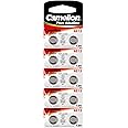CAMELION 10 LR44 / A76 / AG13 Button Cells, Long Shelf Life (Expiration Date Mark)