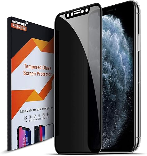 Intermerge Privacy Screen Protector for iPhone Xs X 11 pro