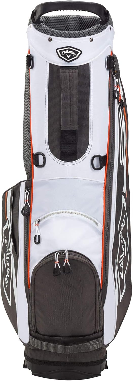 Callaway Golf 2021 Chev Stand Bag , Charcoal/White/Orange: Sports & Outdoors