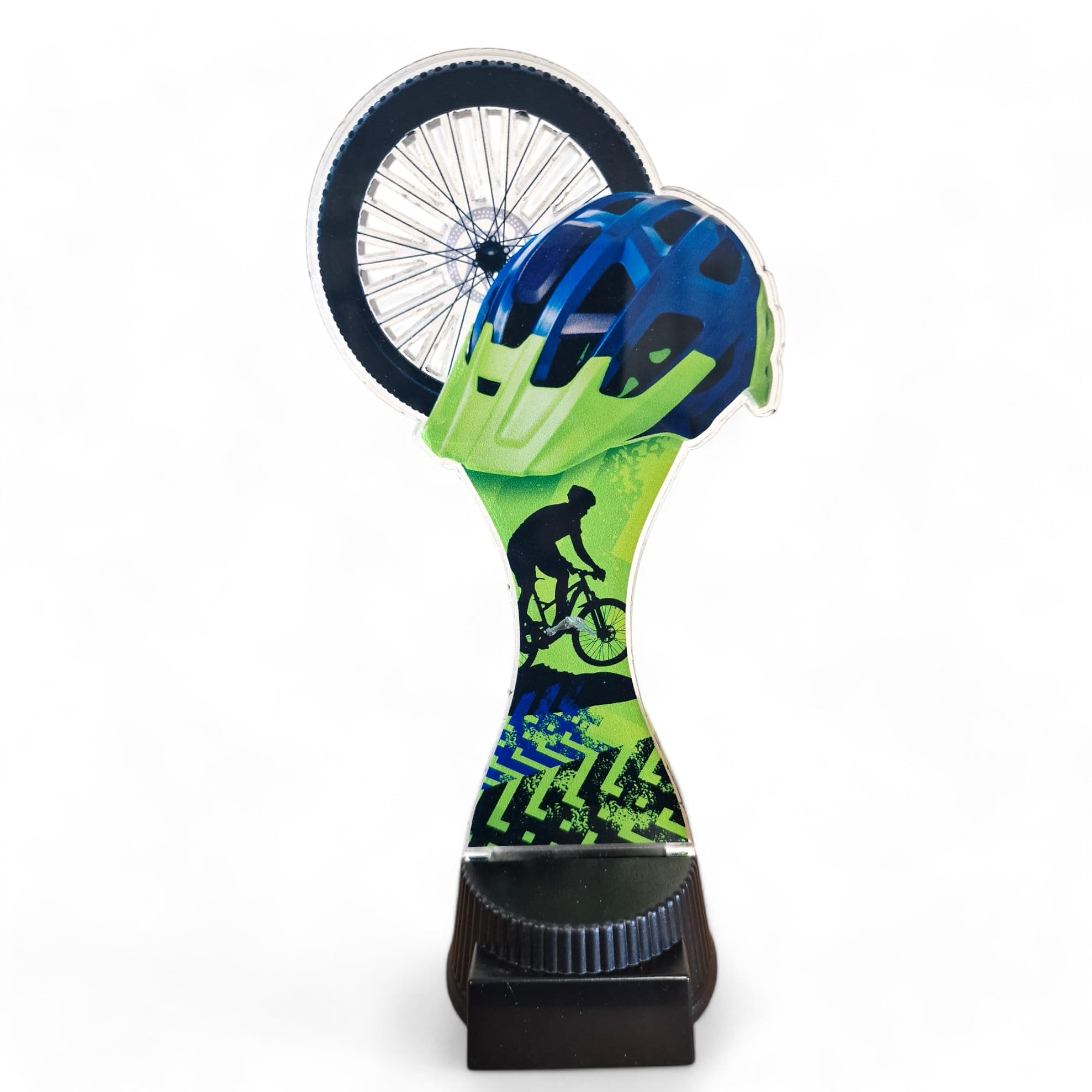 Trophy Monster Toronto Mountain Biking Trophy Size 190mm | for Clubs, Events & Competitions | Made from 6mm thick Printed Acrylic