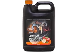 Wildgame Innovations Apple Crushed Liquid Deer Attractant, 1 Gallon Time-Released Juiced Sweet & Salty Mineral Lick with Airborne Extreme Scent Dispersion