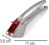 Zyliss E960013 Garlic Press Easy Release 17 cm Silver Red view 3