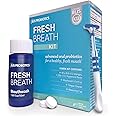 BLIS Probiotics Fresh Breath Kit with Potent BLIS K12 Oral Probiotics | Clinically Proven Bad Breath and Halitosis Treatment | Contains Mouthwash, Tongue Scraper and Lozenges - 4 Week Supply