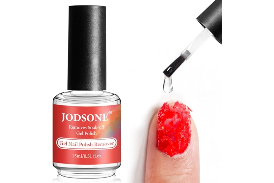JODSONE 15ML Gel Nail Remover No Need Soaking or Wrapping Gel Remover for Nails 3-5 Minutes Easy And Quick
