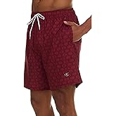 Champion Mens Swim Trunks with Mesh Liner, 7" Inseam Quick Drying Mens Bathing Suit, Board Shorts for Swimming and Beach