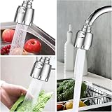 Vinabo 360° Swivel Faucet Aerator 2 Modes Silver Water-Saving Filter view 6