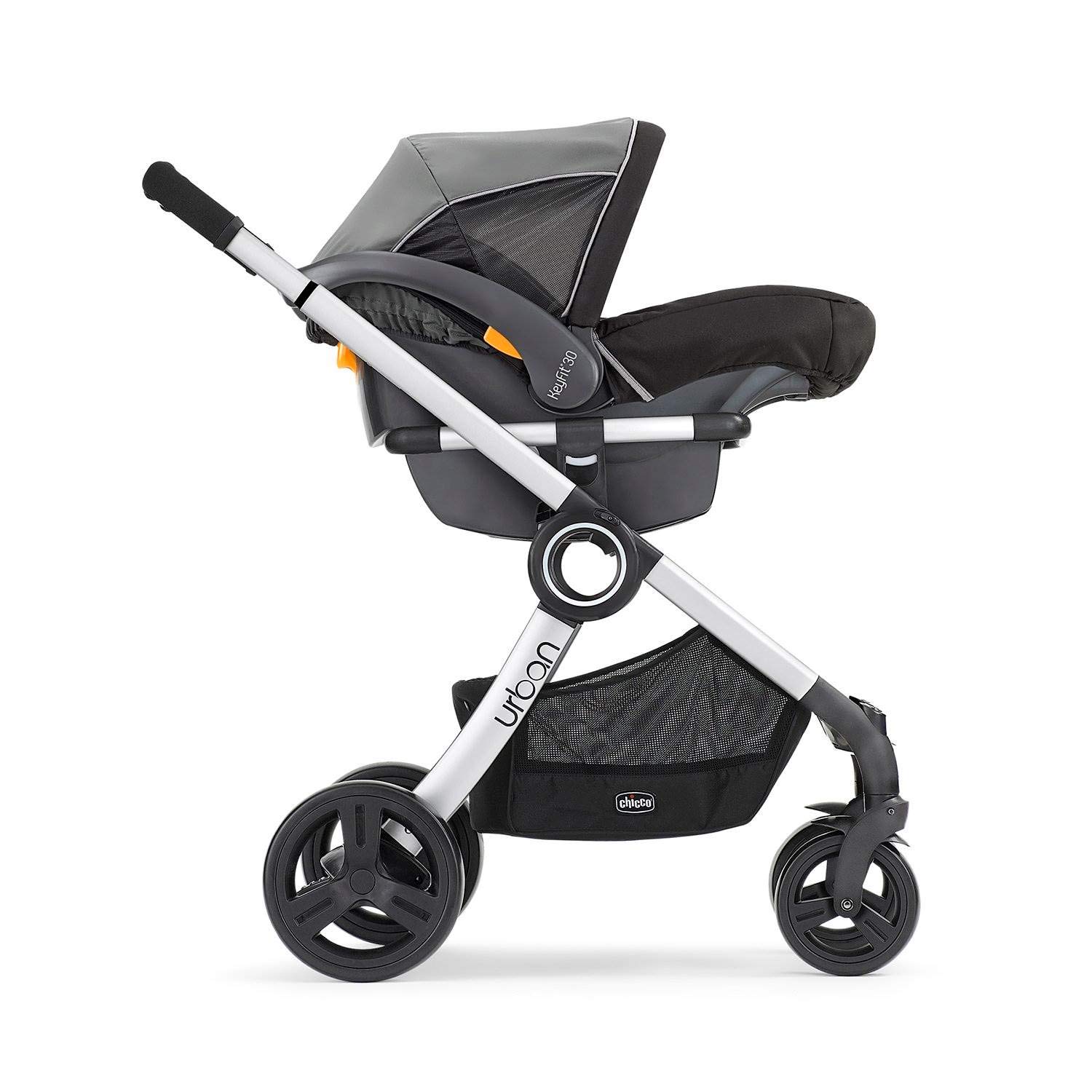 Chicco 6in1 Urban Modular Stroller + Infant Car Seat and Base Travel