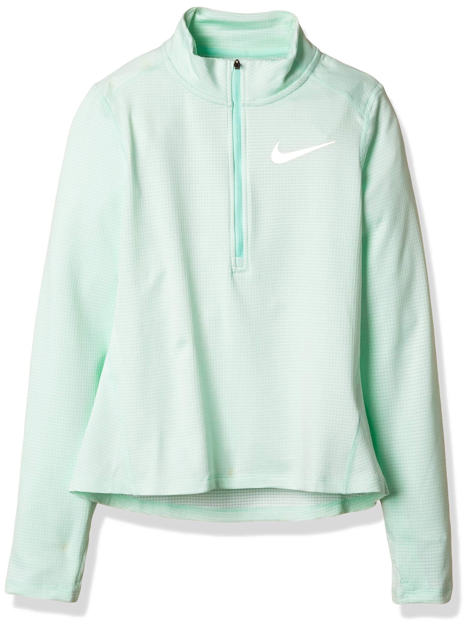 NIKE LS TOP Run HZ Sweatshirt Girls Sweatshirt - Green, XL