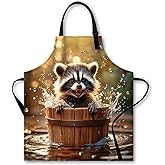Nuxovilar Cute Apron with Pockets, 26.77 * 30.7 Inches, Versatile for Meal Prep, Baking, Holiday Cooking