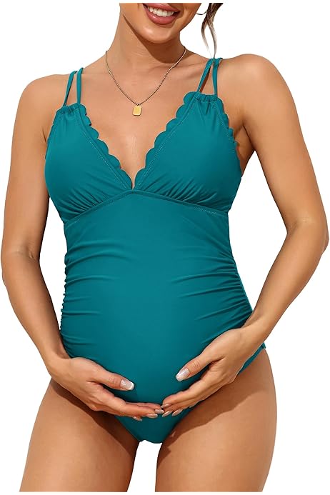 One Piece Swimsuit Plus Size Maternity Swim Bottoms Maternity One