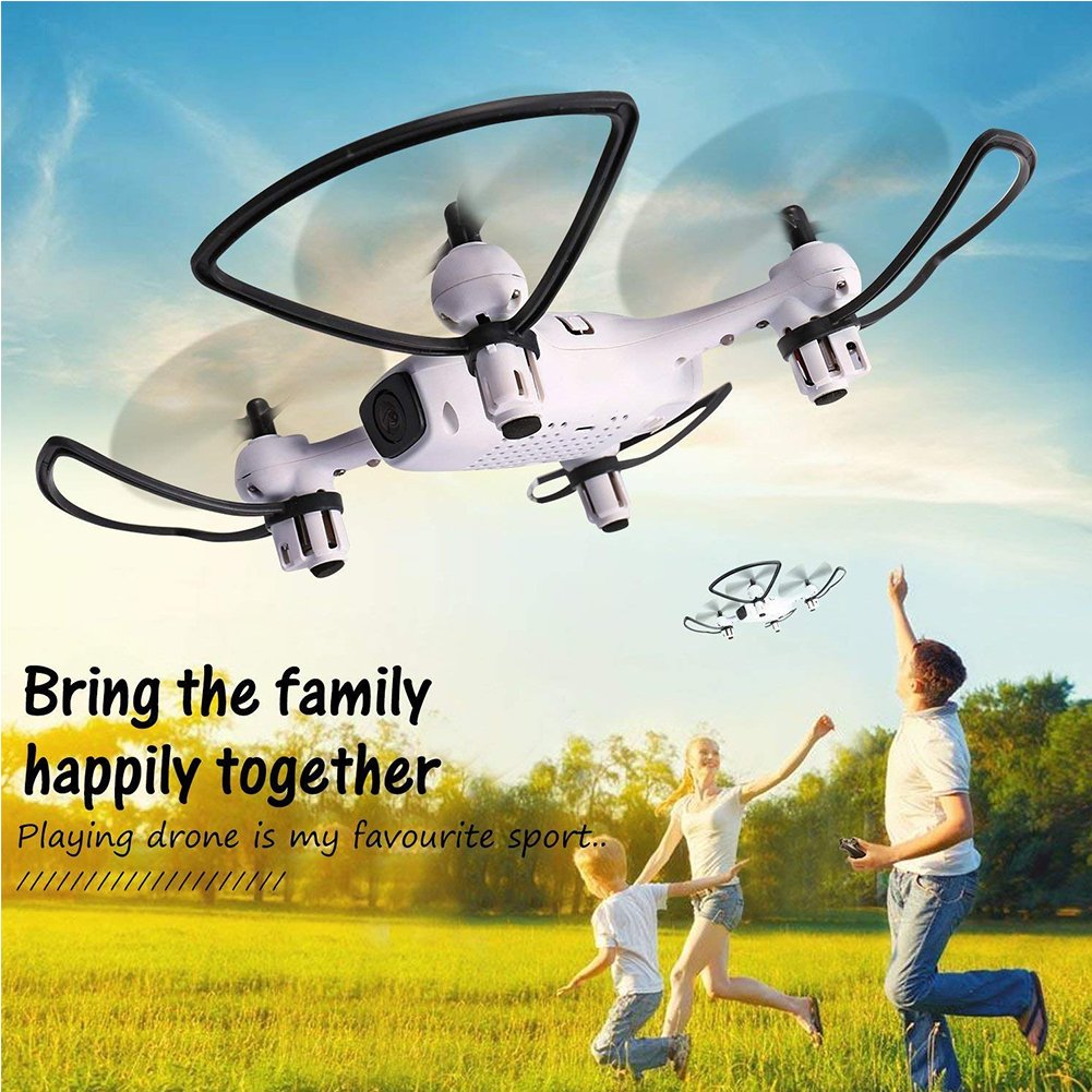 Drone with Camera, Winglescout FPV RC Quadcopter with 720P HD  WIFI Live Video Camera , Remote Control Helicopter with Altitude Hold and Trajectory Flight for Beginners and Kids