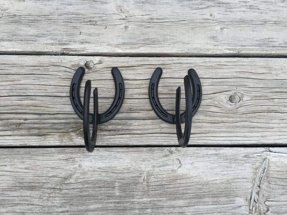 Horseshoe Hooks Handmade