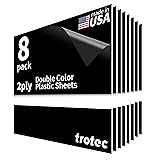 Trotec TroLase | 12"x12"x1/16", 8 Pcs | Black/White