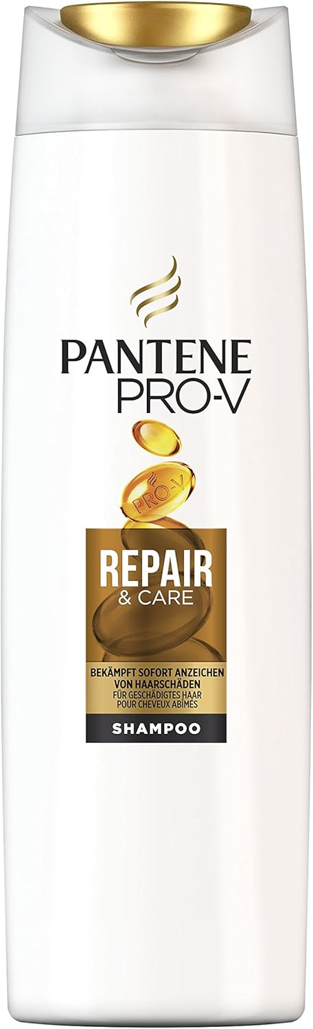Pantene Pro-V & Care Shampoo for Damaged Hair, 300 ml (Pack of 6)