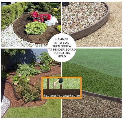 One Stop Outdoor USA Made - Kit de Bordes de jardinería, Jardinera ...