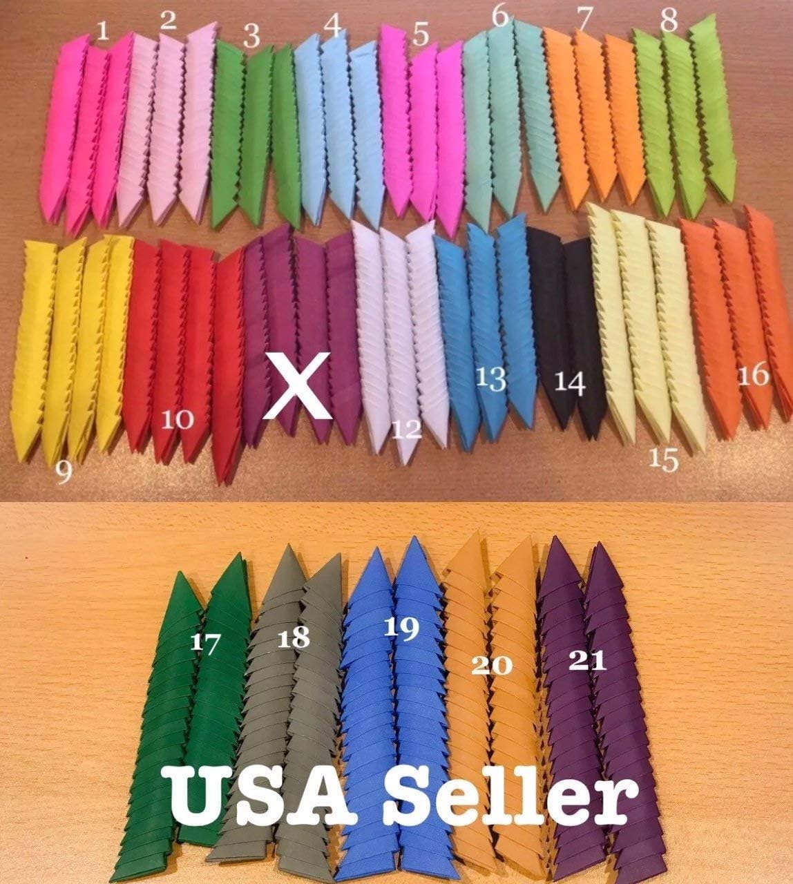 Swans of Love Pre-Folded Triangles - 1000pcs - Build Your Own 3D Origami Modules