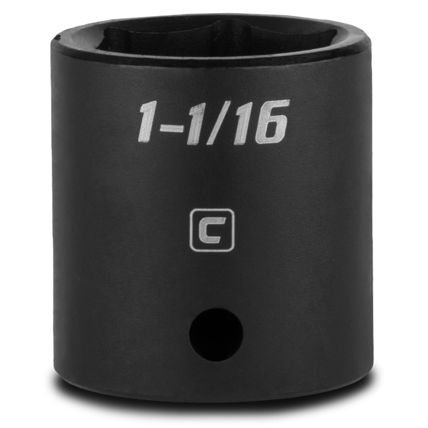 Photo 1 of Capri Tools 1-1/16-Inch Shallow Impact Socket, 1/2-Inch Drive, 6-Point, SAE (CP55062)
