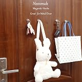Neosmuk Magnetic Hooks 15kg Heavy Duty Pack of 6 White view 5