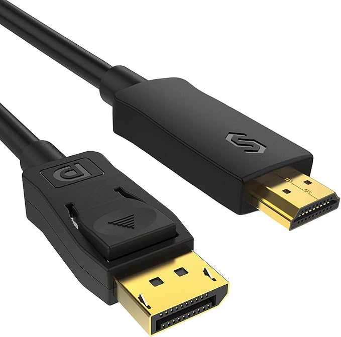 Syncwire Cable DisplayPort vers HDMI 4K Cordon DP Hdmi High Speed Full