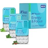 Neuro Energy &amp; Focus Mints Variety Pack, 72 Count, 6 Pack | 40mg Natural Caffeine Gum, L-Theanine, B Vitamins, Sugar Free Energy &amp; Focus Supplement, Peppermint, Spearmint &amp; Wintergreen